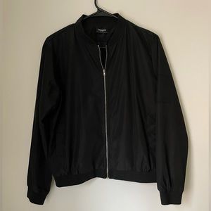 Black Zeagoo Bomber Jacket, Size L